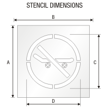 Stencil ST 0323