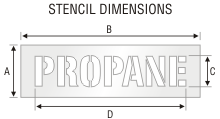 Stencil St 0259