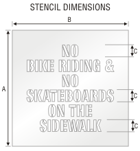 Stencil St 0276