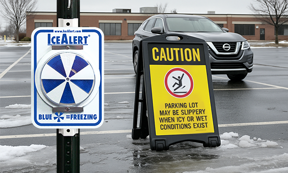Ice Alert Signs