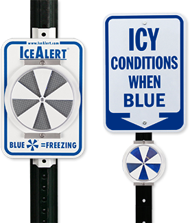 Ice Alert Signs