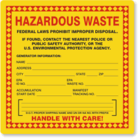 HazWaste Label
