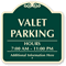 Custom Valet Parking Sign