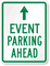 EVENT PARKING AHEAD Sign