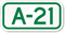 Parking Space Sign A-21