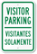 Bilingual Visitor Parking Sign