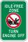 Idle-Free Zone, Turn Engine Off Sign