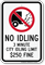 State Idle Sign for Chicago, Illinois