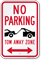 No Parking, Bidirectional Tow-Away Zone Sign