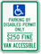 Florida Disabled Permit Parking, Van Accessible Sign