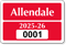 Parking Labels - Design LT4
