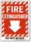 Fire Extinguisher Do Not Block Sign