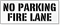 No Parking, Fire Lane Pavement Stencil